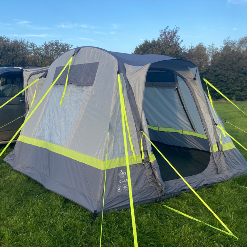 Cubo Breeze v2 Campervan Awning (Light Grey/Lime)