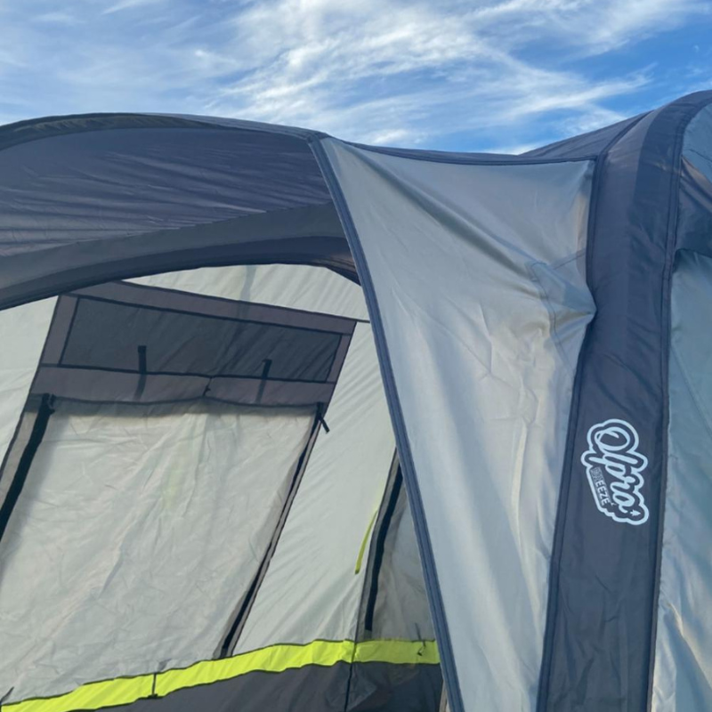 Cubo Breeze v2 Campervan Awning (Light Grey/Lime)