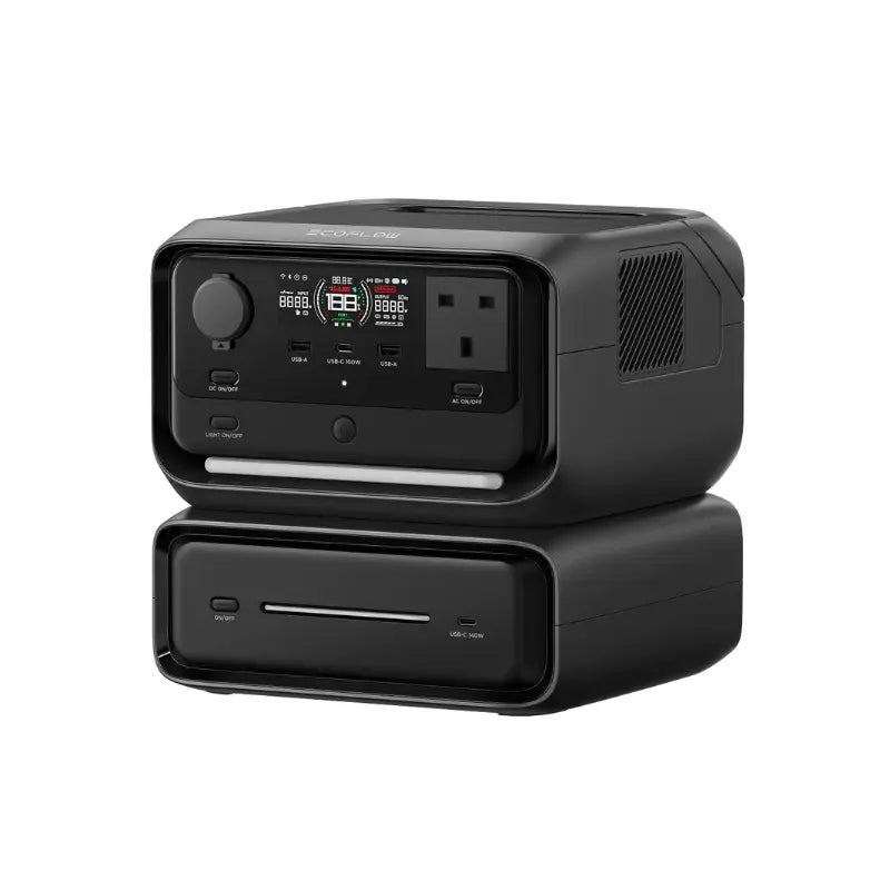 EcoFlow RIVER 3 Max 3 Plus Portable Power Station + Extra Battery EB300