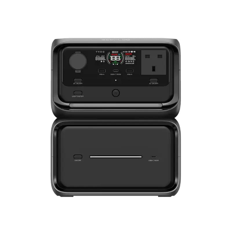 EcoFlow RIVER 3 Max 3 Plus Portable Power Station + Extra Battery EB600