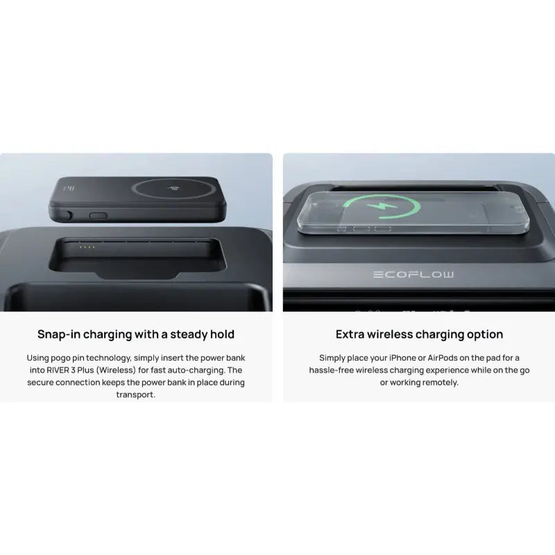 EcoFlow RIVER 3 Plus Portable Power Station + 5000mAh RAPID Power Bank Hard Bundle