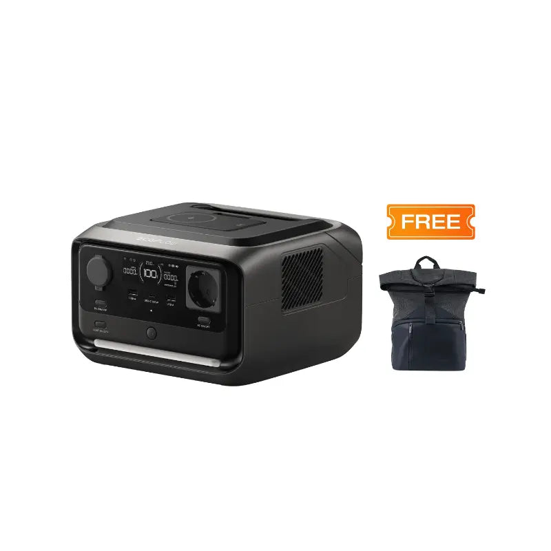 EcoFlow RIVER 3 Plus Portable Power Station + 5000mAh RAPID Power Bank Hard Bundle