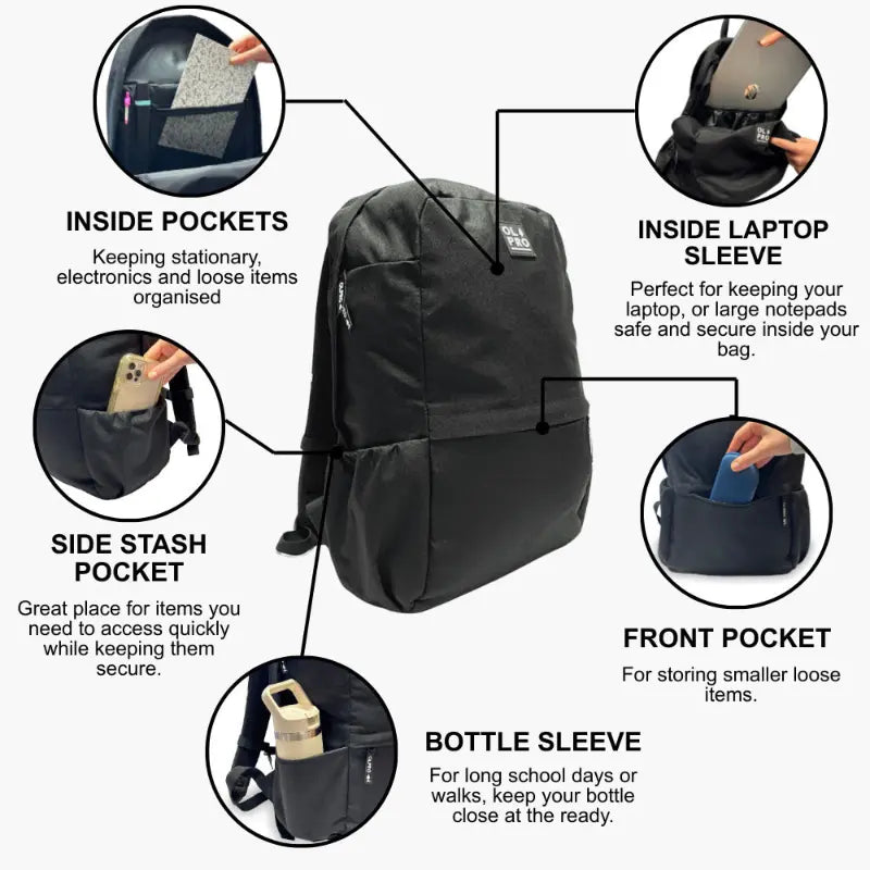 Olpro 30 Litre Daysack Black
