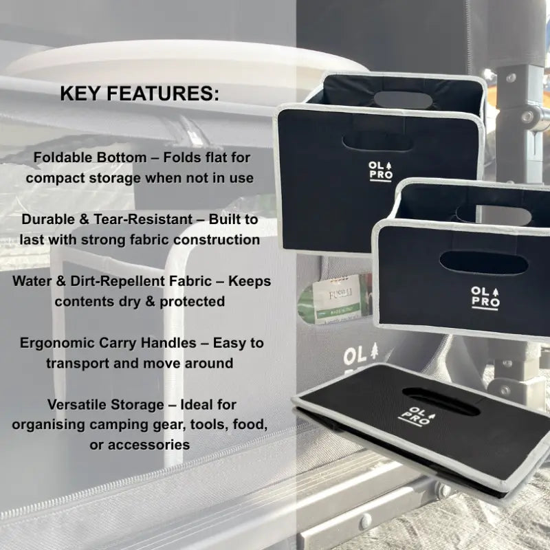 Olpro Folding Storage Box Features
