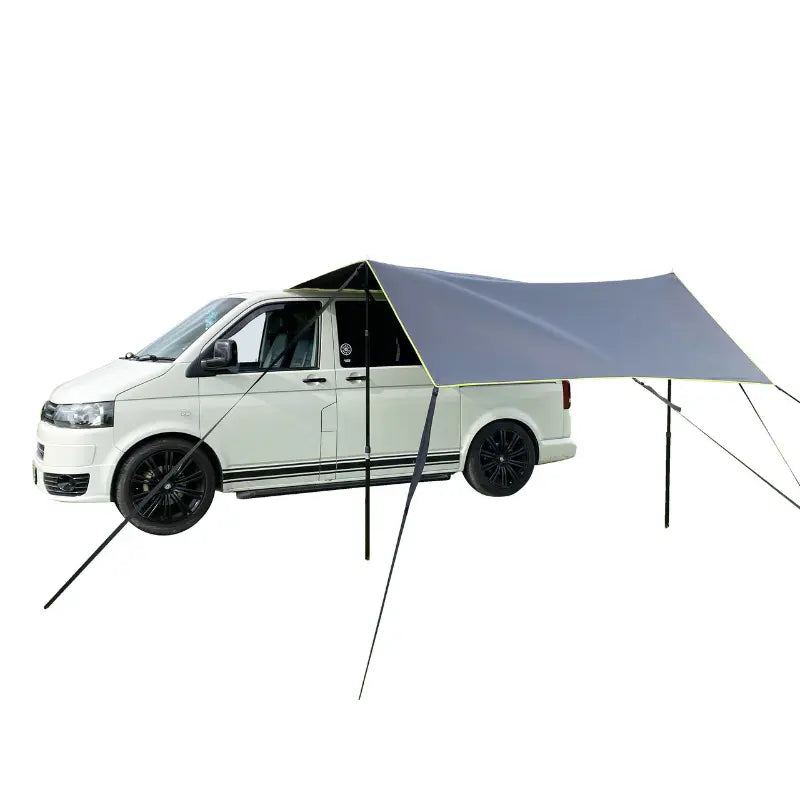 Olpro Multi Shade Campervan Canopy Charcoal and Lime