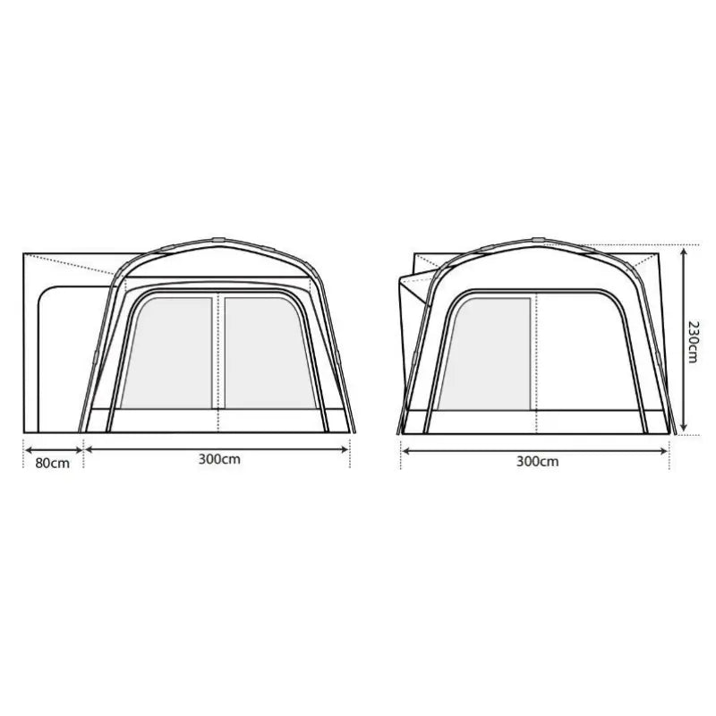 Outdoor Revolution Q Cayman T1 Driveaway Awning