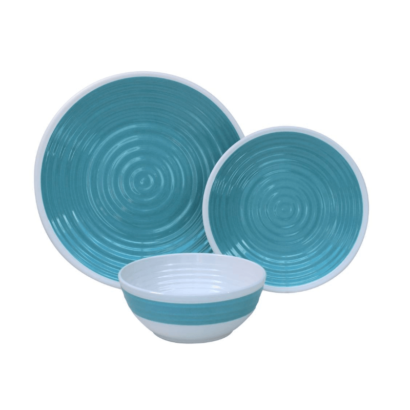 Outdoor Revolution Premium 12pc Melamine Plate and Bowl Set