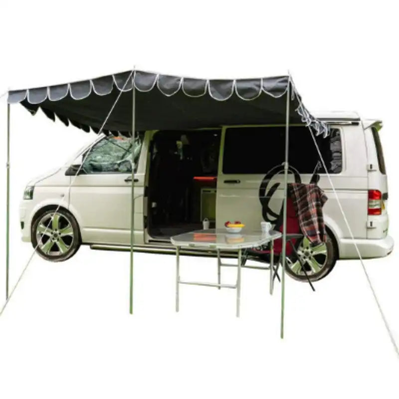 Retro Shade Camper Van Canopy - Charcoal