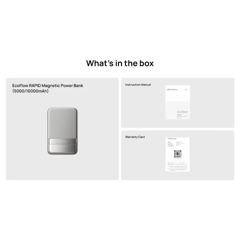 EcoFlow RAPID Magnetic Power Bank 5000 mAh