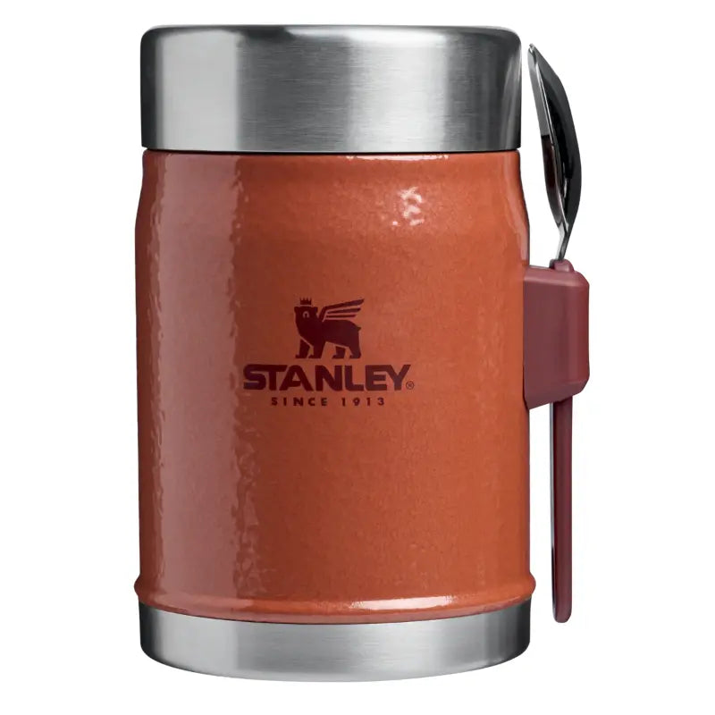 Stanley Legendary Food Jar - Spork 0.4L Hammertone Clay