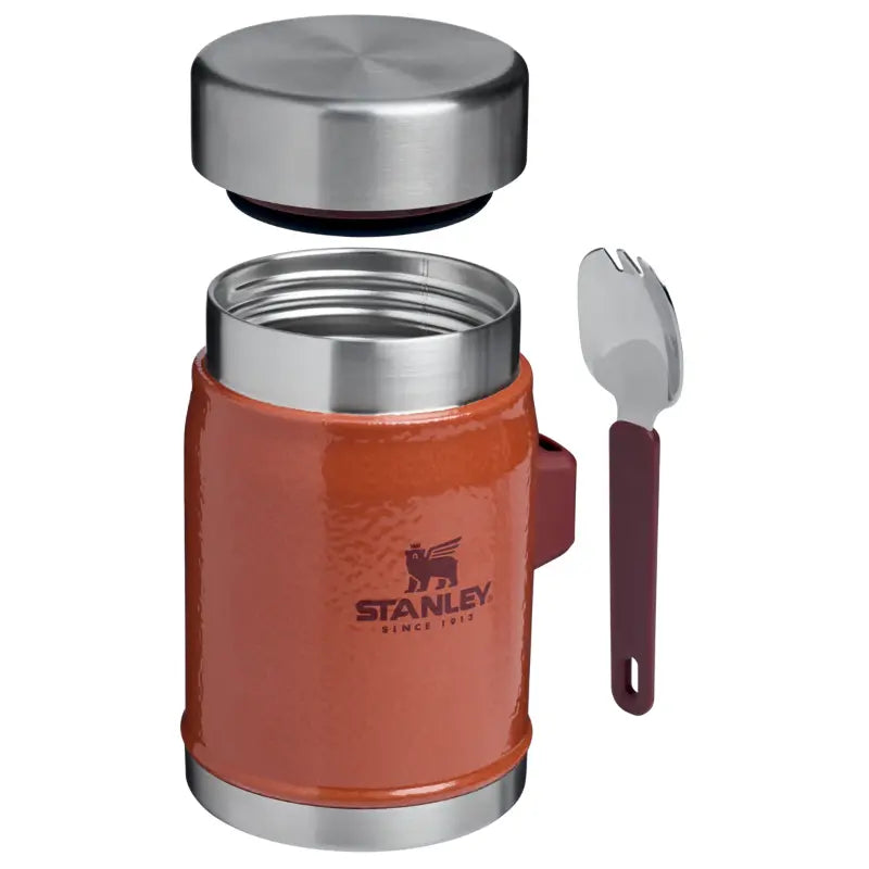 Stanley Legendary Food Jar - Spork 0.4L Hammertone Clay