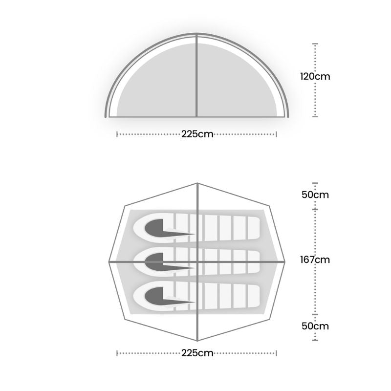 Wild Country Helm Compact 3 Tent