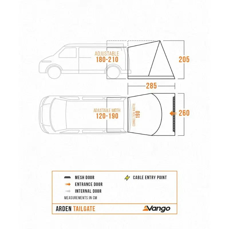 Vango Arden Tailgate Drive Away Awning