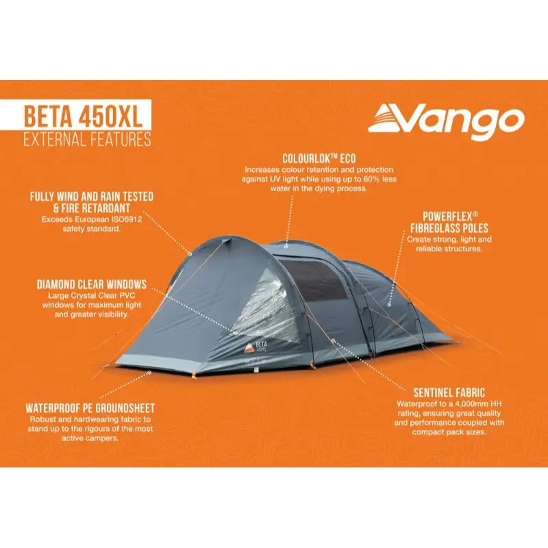 Vango Beta 450XL Tent Outcamping