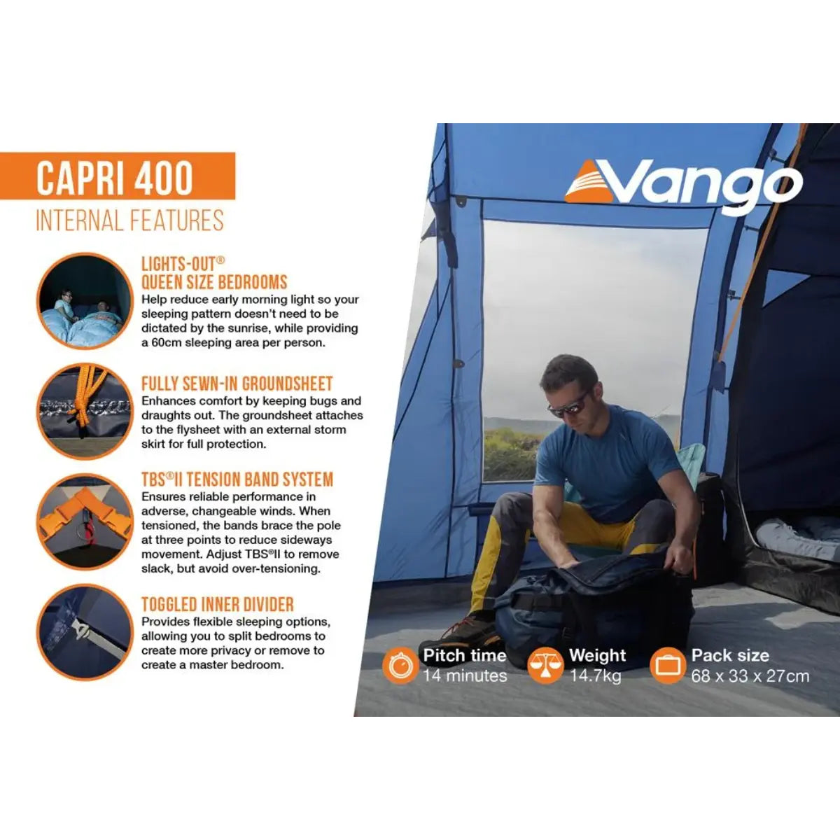 Vango Capri 400 Tent