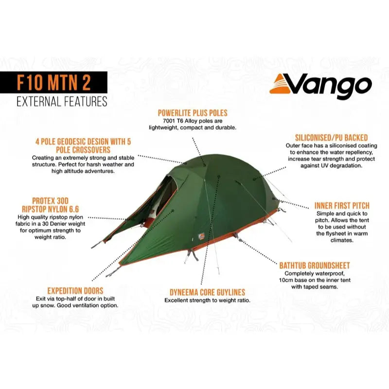 Vango F10 MTN 2 Tent