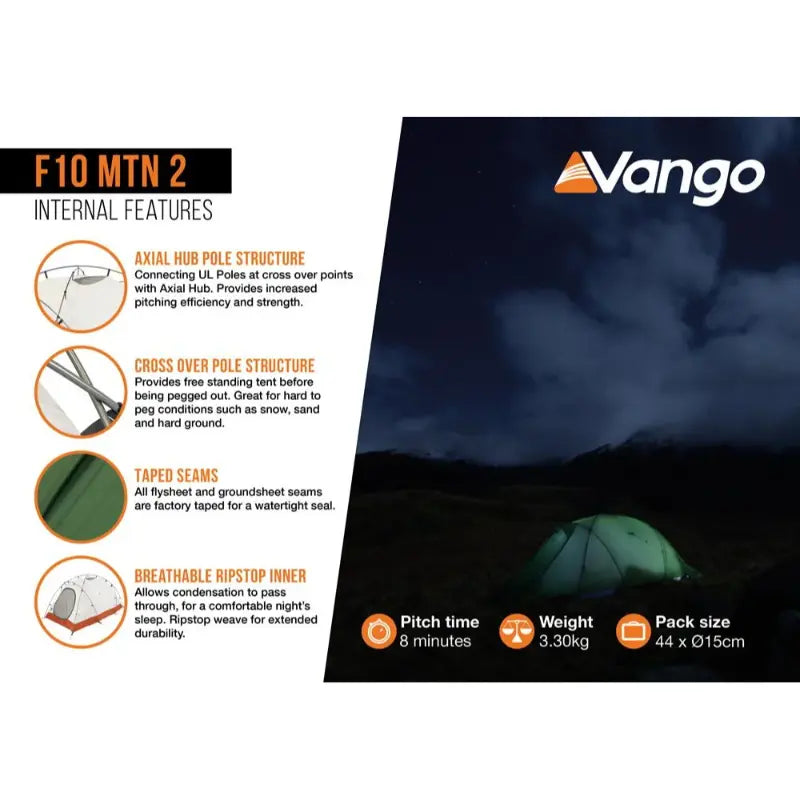 Vango F10 MTN 2 Tent