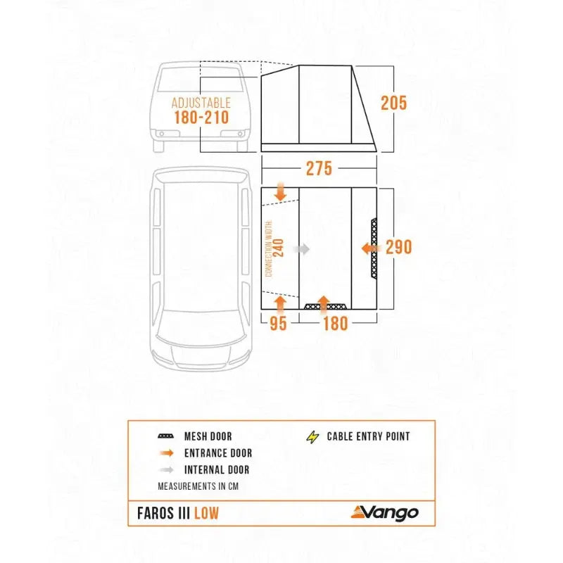 Vango Faros III Low Drive Away Awning Outcamping