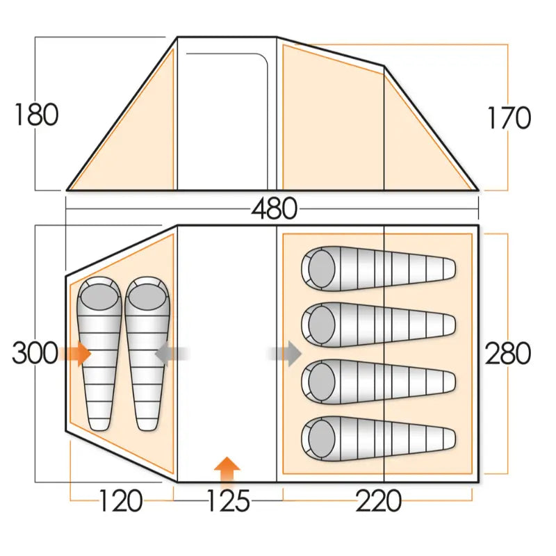 Vango Omega 600XL Tent