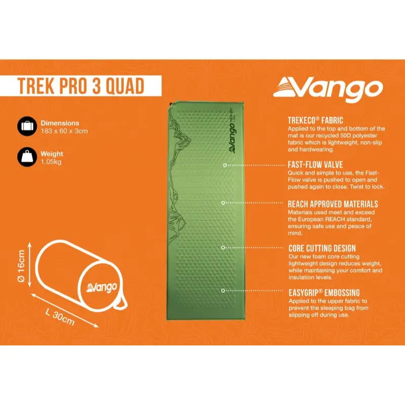 Vango Trek Pro 3 Quad Sleep Mat