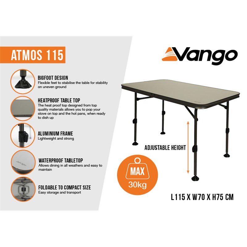 Vango Atmos 115 Table