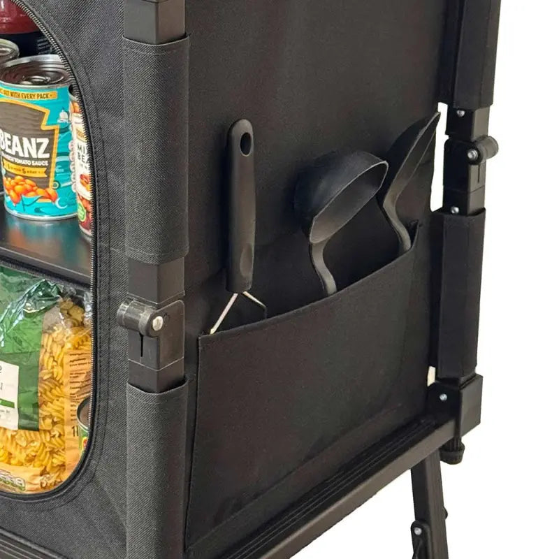 Olpro Bamboo Folding 3-In-1 Storage Kitchen Cupboard