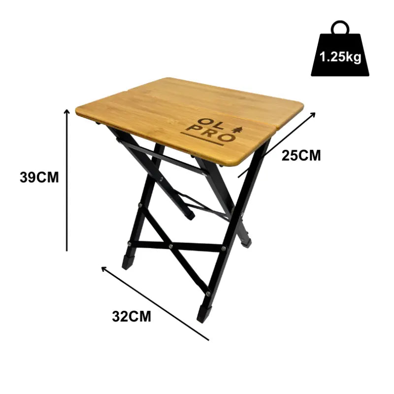 Olpro 2 Fold - Camping Bamboo Stool