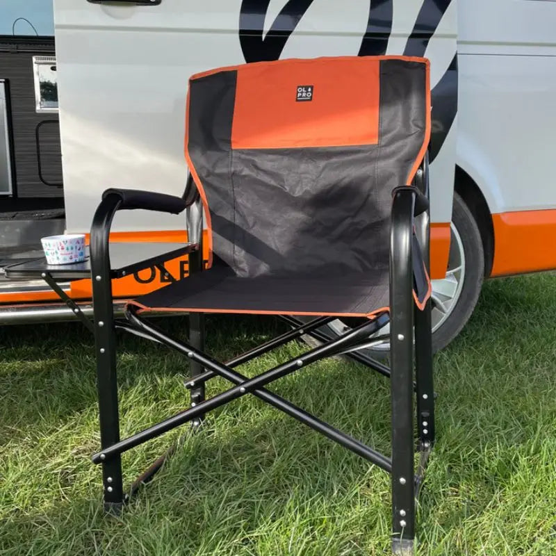 Olpro Directors Chair - Orange - Outcamping
