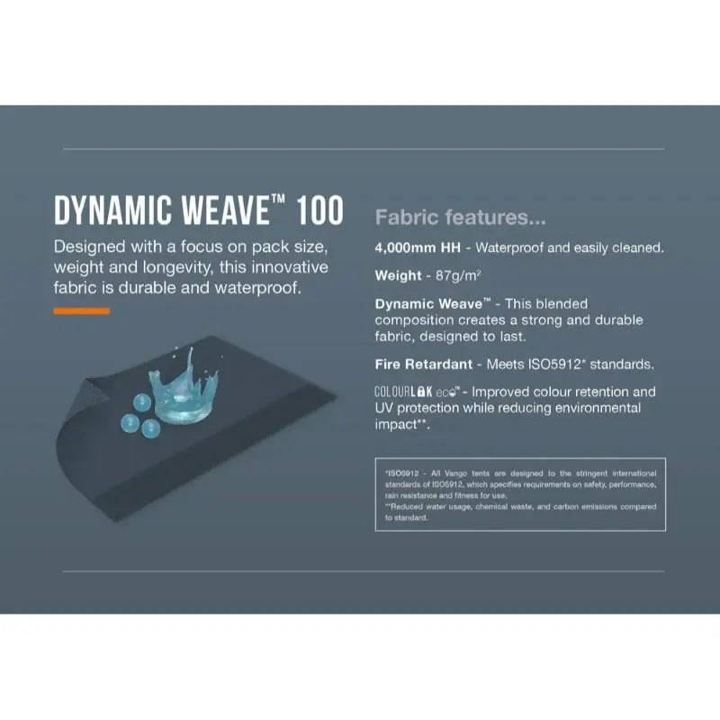 Vango Sierra Air 300 Tent - Dynamic Weave 100