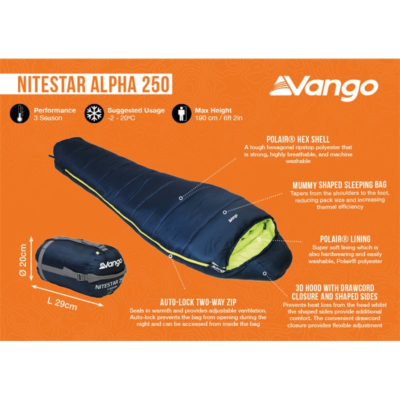Vango Nitestar Alpha 250 Sleeping Bag