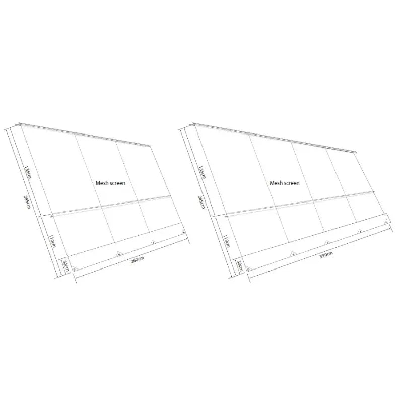 Outdoor Revolution Sunshade 330 ORCA4065 - Outcamping Dimension