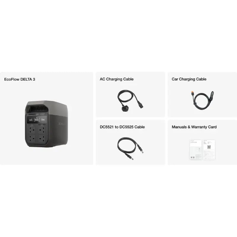 EcoFlow DELTA 3 Series Portable Power Station