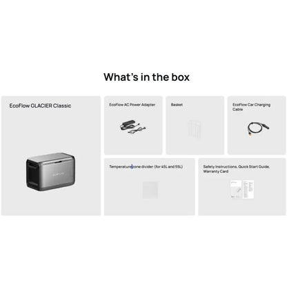 EcoFlow GLACIER Classic Portable Fridge Freezer 55L