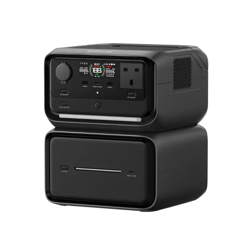 EcoFlow RIVER 3 Max  3 Plus Portable Power Station + Extra Battery EB600