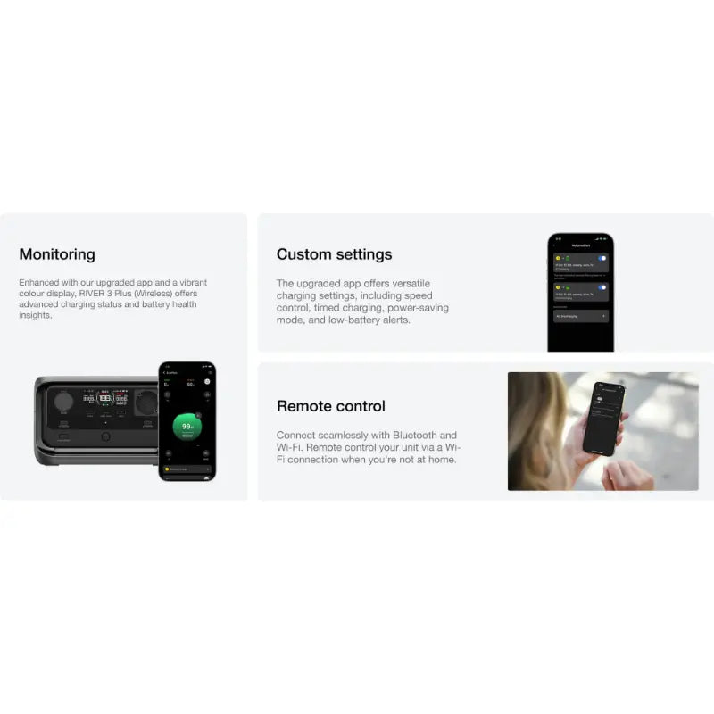 EcoFlow RIVER 3 Plus Portable Power Station + 5000mAh RAPID Power Bank Hard Bundle