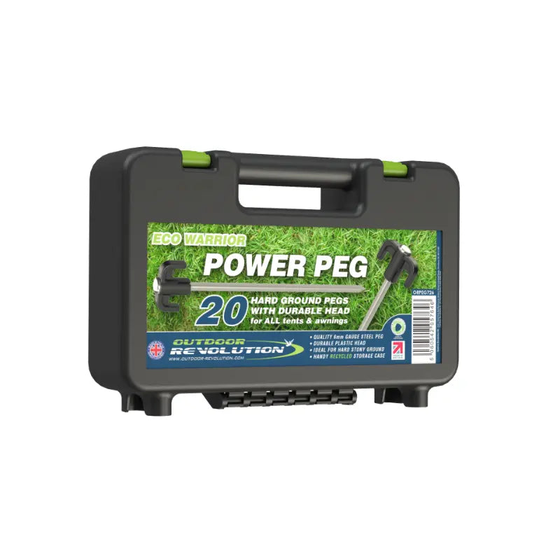 Outdoor Revolution Eco Warrior Power Peg (Case of 20)
Info
