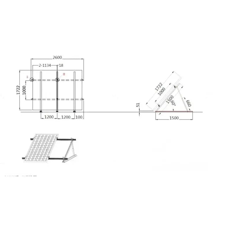 Ecoflow Adjustable Tilt Mount Bracket