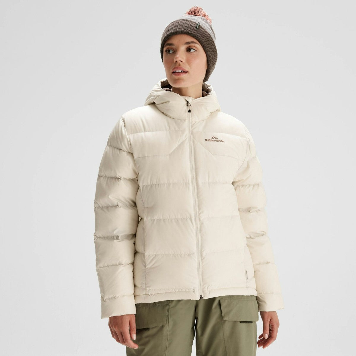 Kathmandu Women's Epiq Hooded Down Jacket V Natural