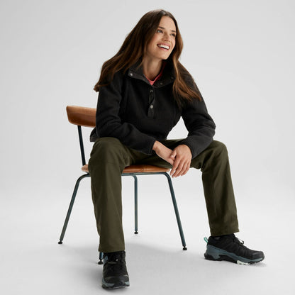 Kathmandu Women's Co-Z High Pile Pullover V Black