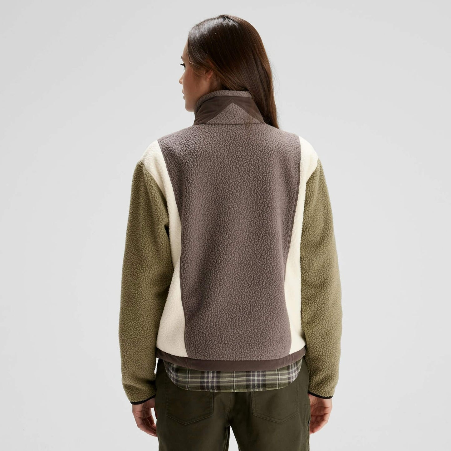 Kathmandu Women's Co-Z High Pile Pullover V Light Quartz