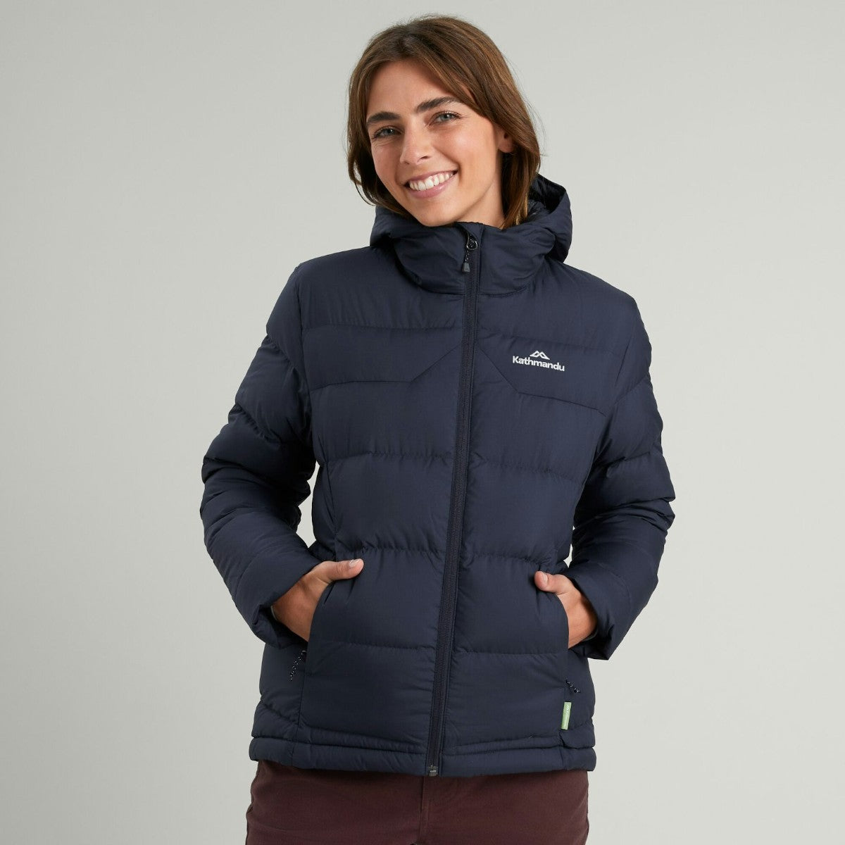 Kathmandu Women's Epiq Hooded Down Jacket V Midnight Navy