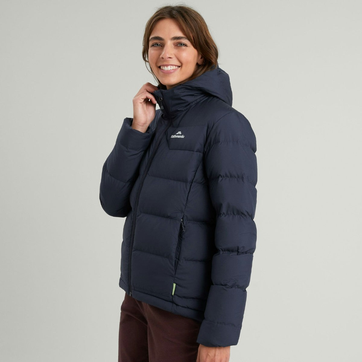 Kathmandu Women's Epiq Hooded Down Jacket V Midnight Navy