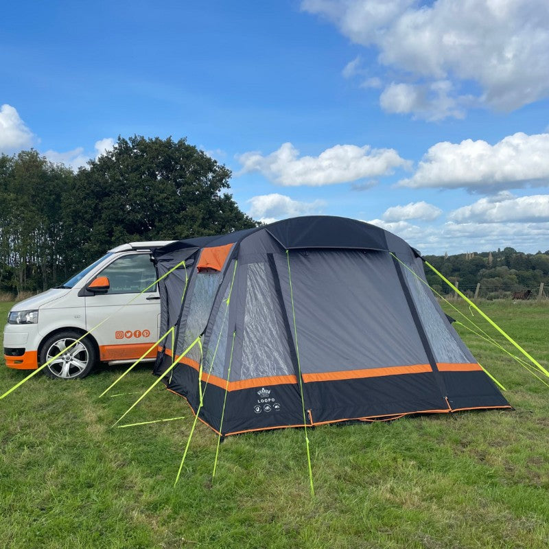 Loopo  Breeze v2 Campervan Awning Charcoal
