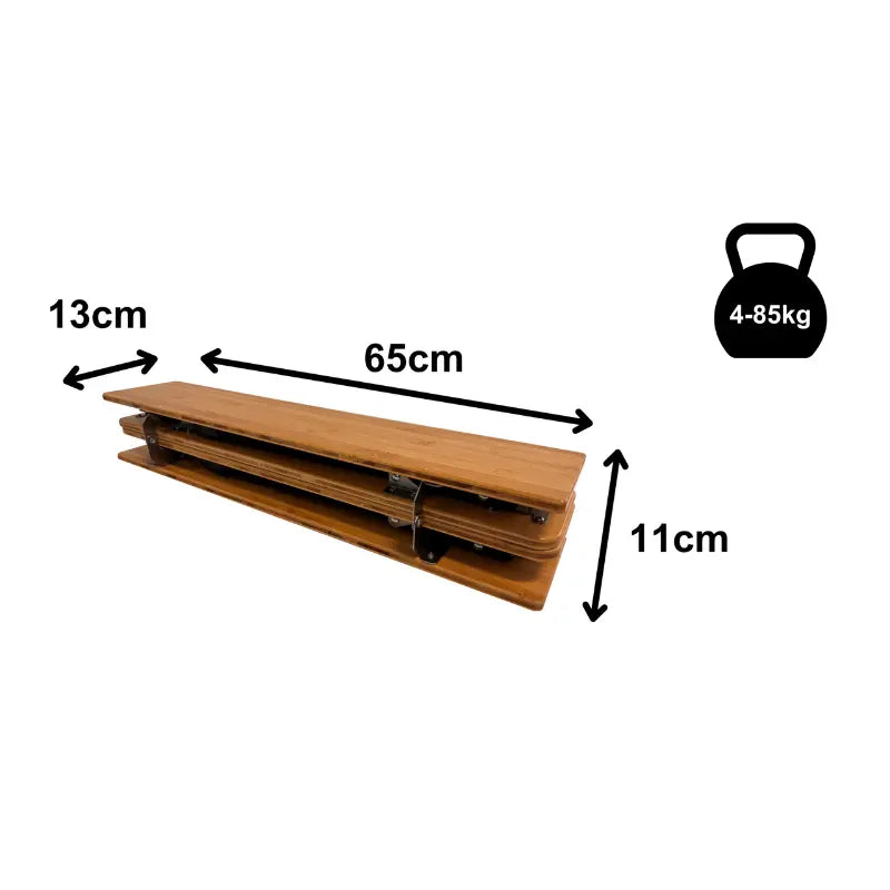 Olpro Bamboo Camping Table 4 Folding Small