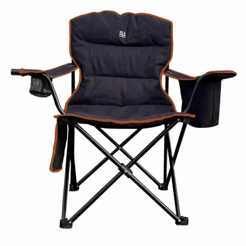 Olpro Henwick Padded Folding Camp Chair Orange - Outcamping
