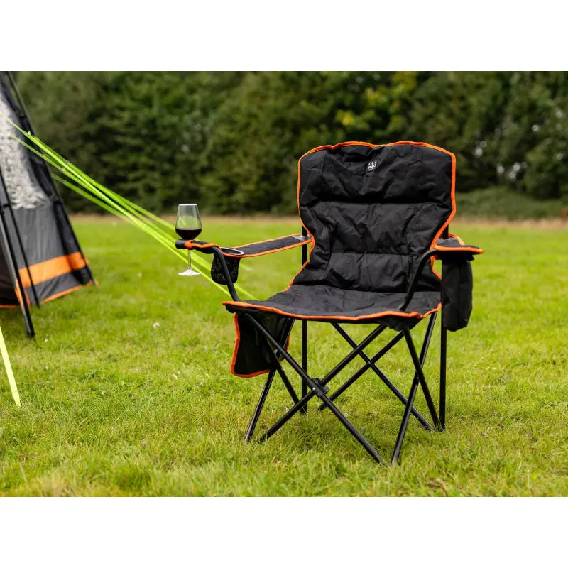 Olpro Henwick Padded Folding Camp Chair Orange - Outcamping