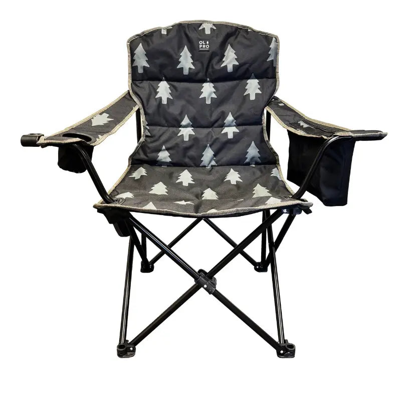 Olpro Henwick Padded Folding Camp Chair Tree Print - Outcamping