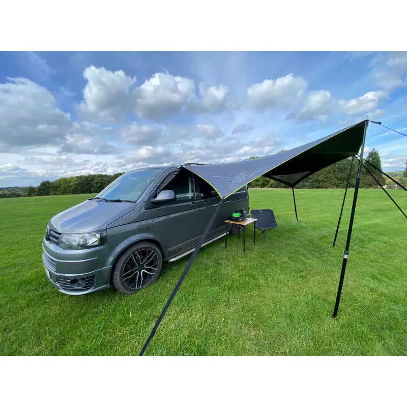 Olpro Modern Shade Canopy - Charcoal & Lime 