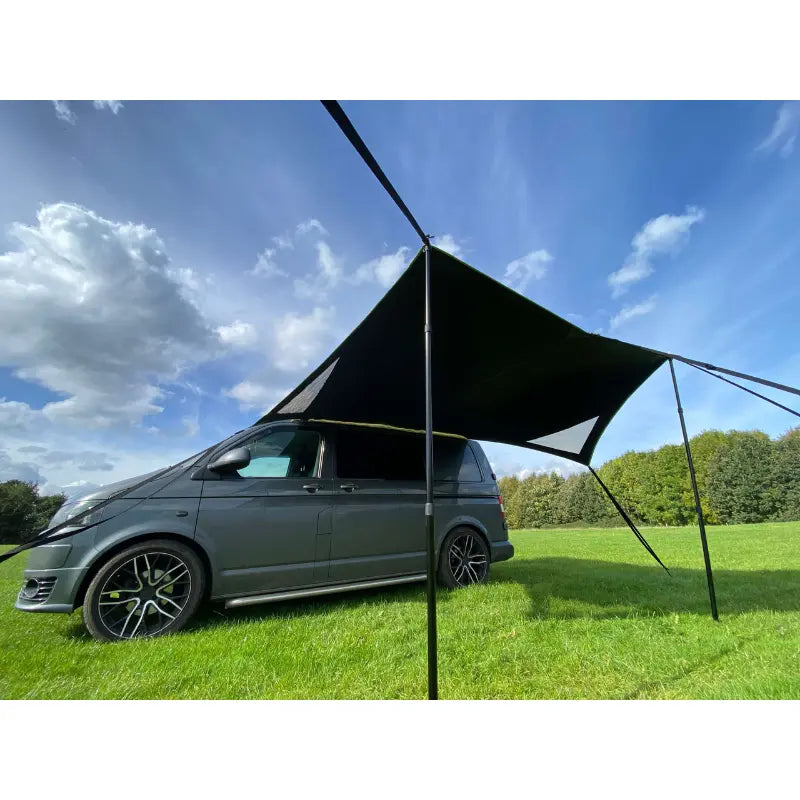 Olpro Modern Shade Canopy - Charcoal & Lime