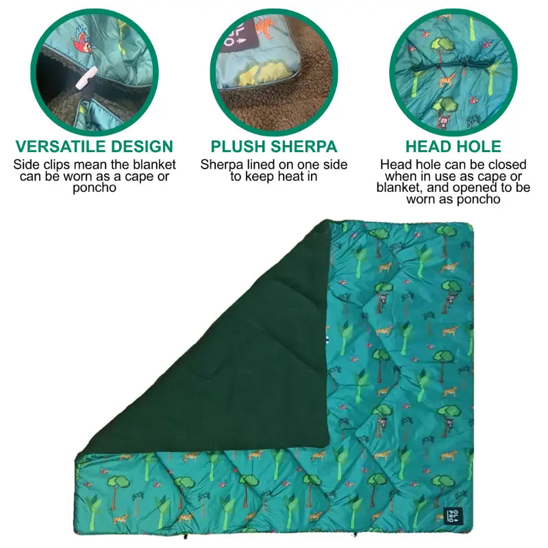Olpro Blanco Outdoor Blanket Kids Design Features